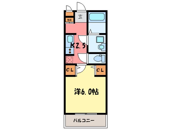 ＭＯＮＡＳＯ甲子園口の物件間取画像